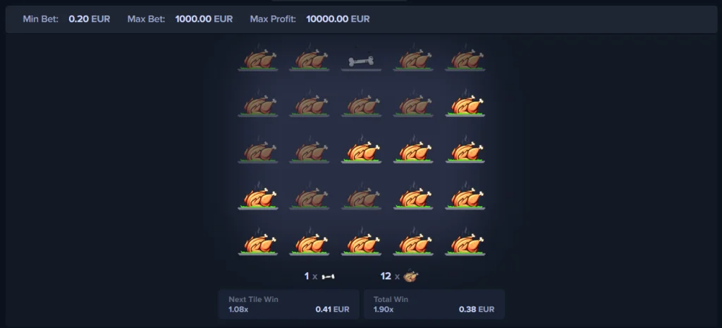 MyStake Chicken demo